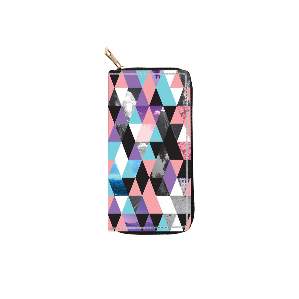 Wholesale Ethnic Style Cartoon Star PU Long Zippered Wallet